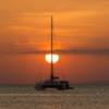Romance al atardecer: catamarán privado a Balos